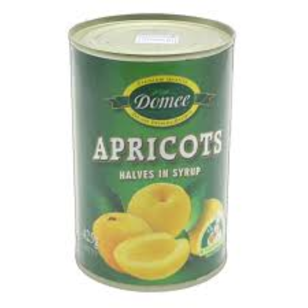 DOMEE APRICOT HALVES 425G